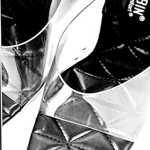 Clear Chunky Block Heels